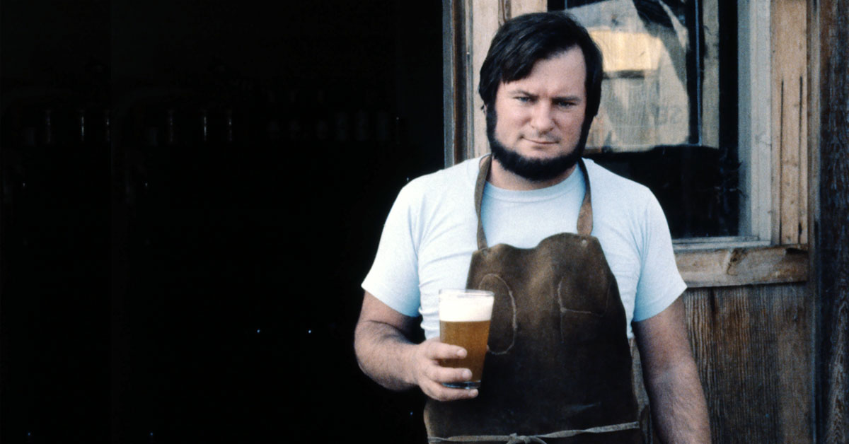 jack mcauliffe holding beer