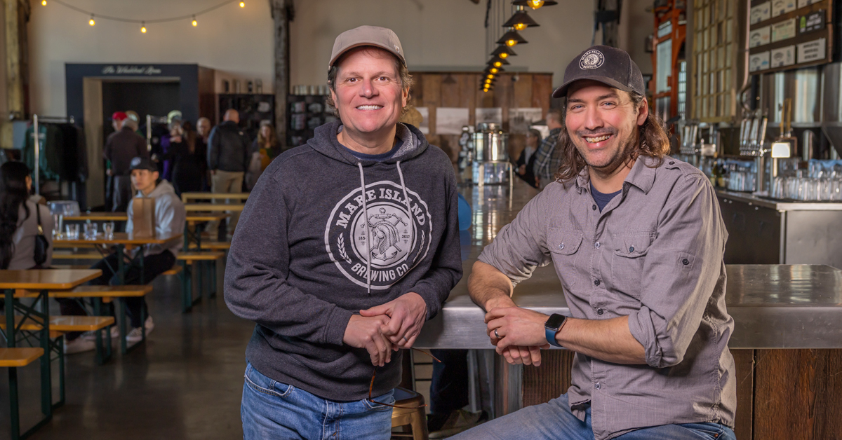 mare island brewing founders at bar