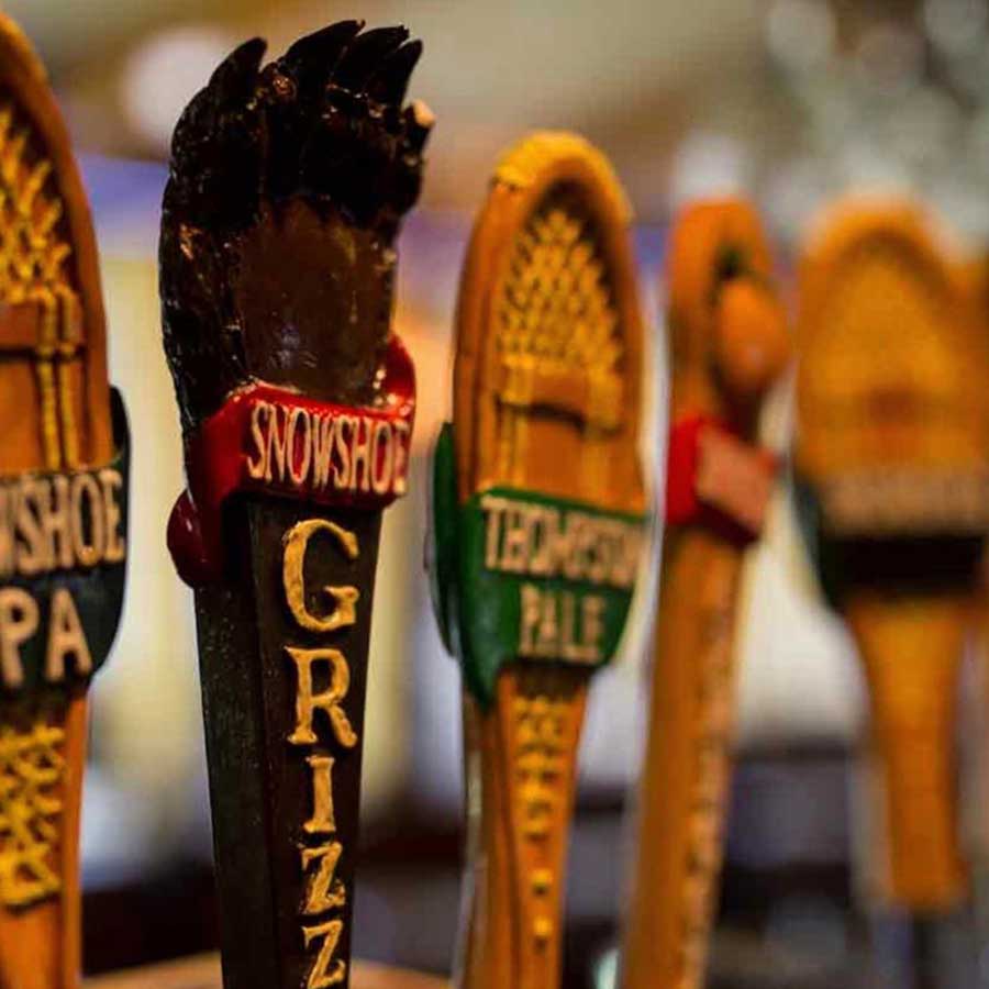 snowshoe brewing taps